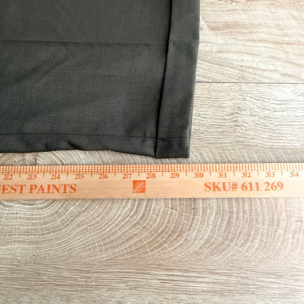 Stafford Dress Pants Mens 44x30 Brown Classic Fit Sharkskin Pleated Cuffed New - Picture 6 of 6